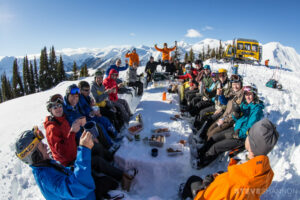 cat skiing